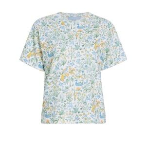 Hill House Home Charlotte Sleep Tee in Multi Sherwood Forest